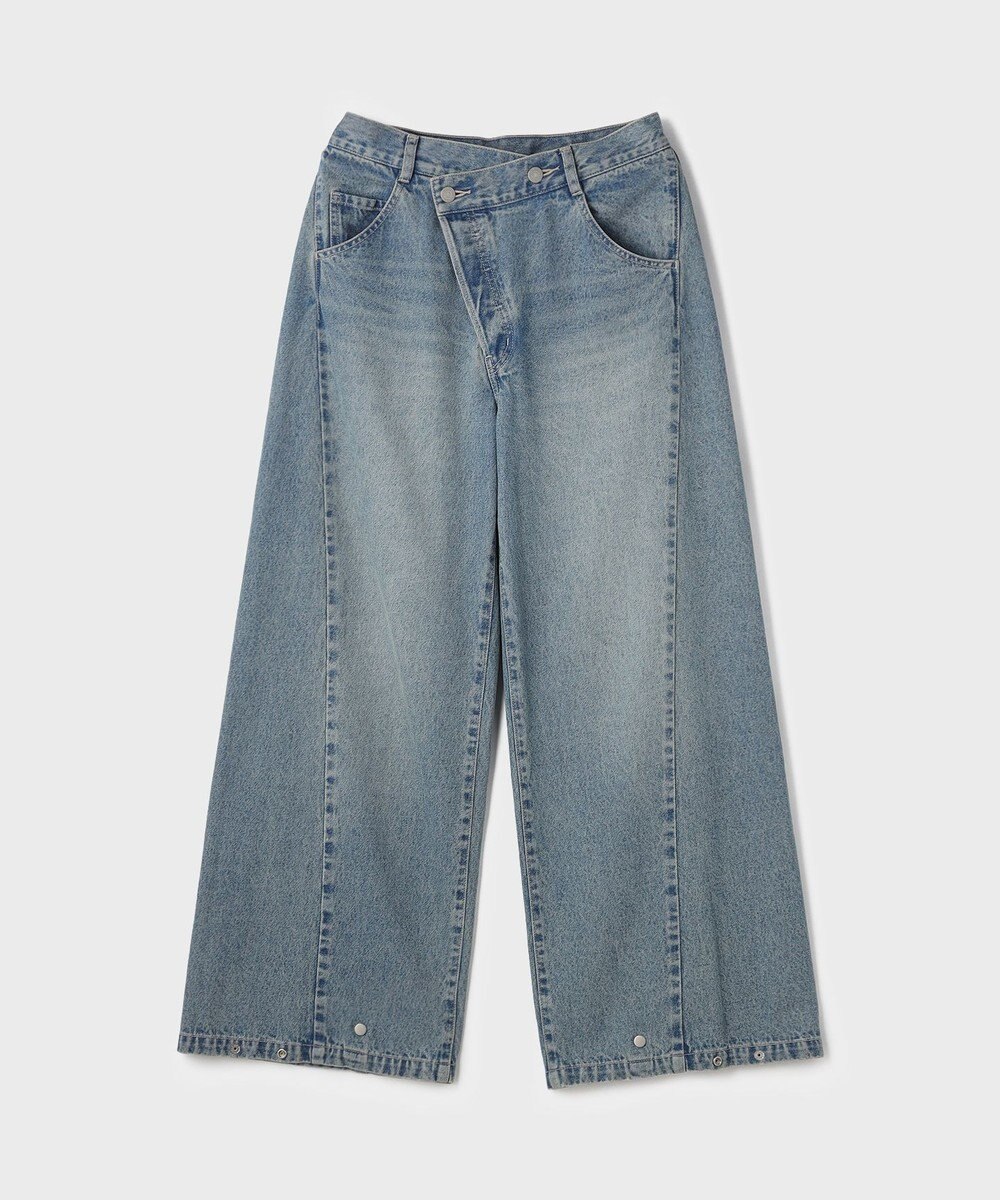 GRACE CONTINENTAL ラップ2wayデニムパンツ 