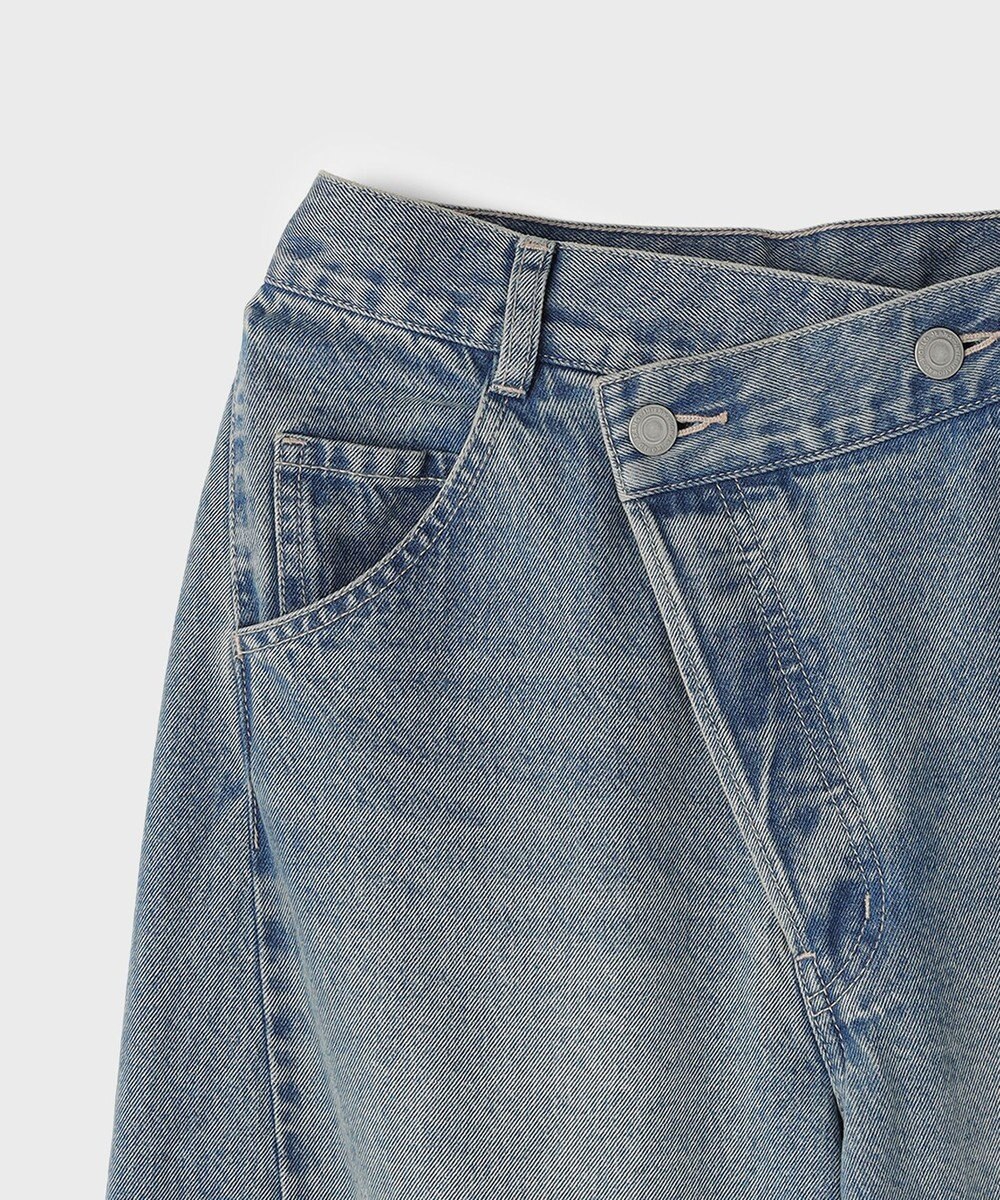 GRACE CONTINENTAL ラップ2wayデニムパンツ 