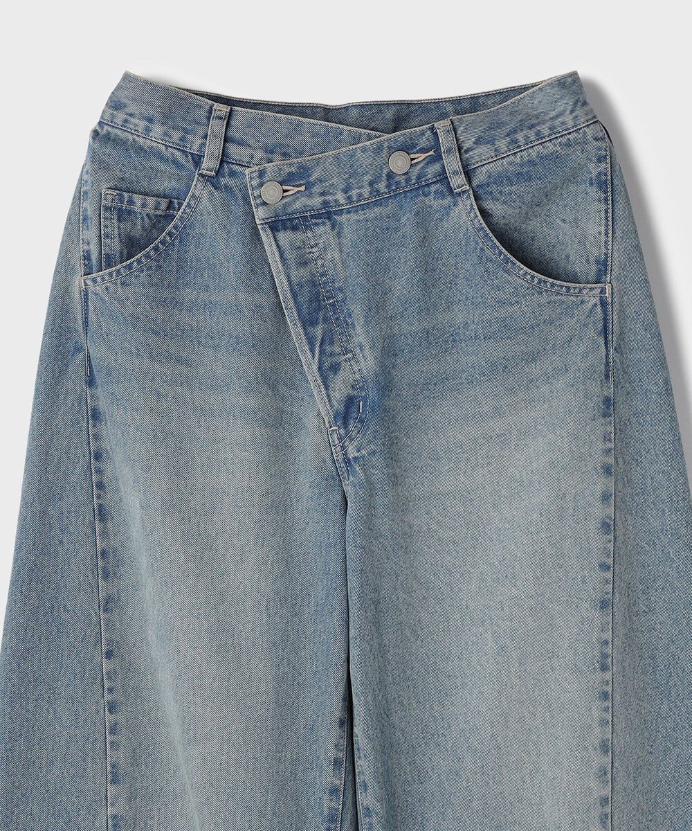 GRACE CONTINENTAL ラップ2wayデニムパンツ 