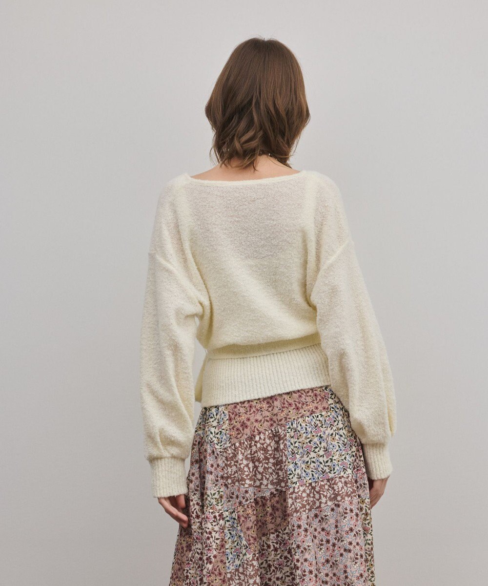 GRACE CONTINENTAL カシュクールニットトップ 