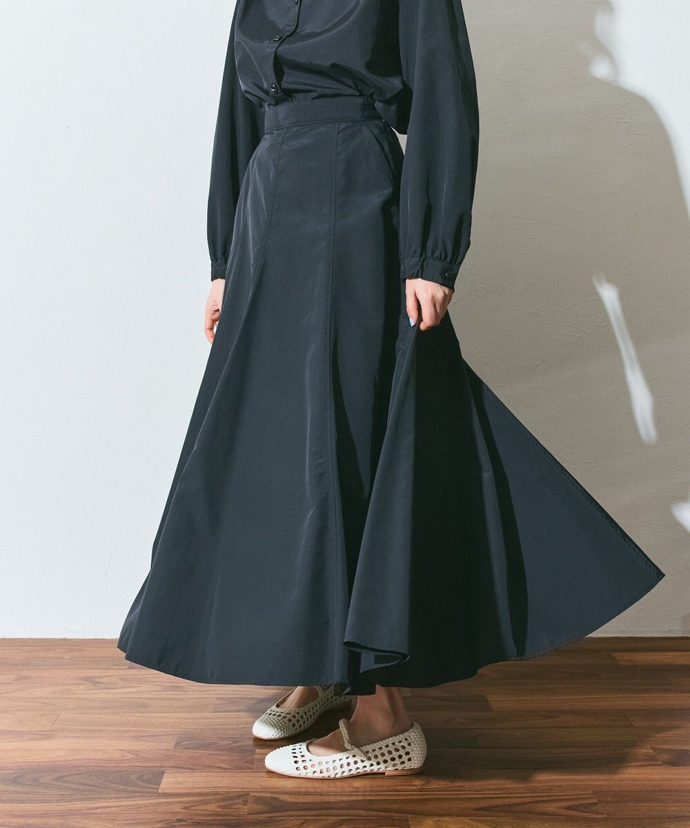 GRACE CONTINENTAL ナイロンボリュームスカート 