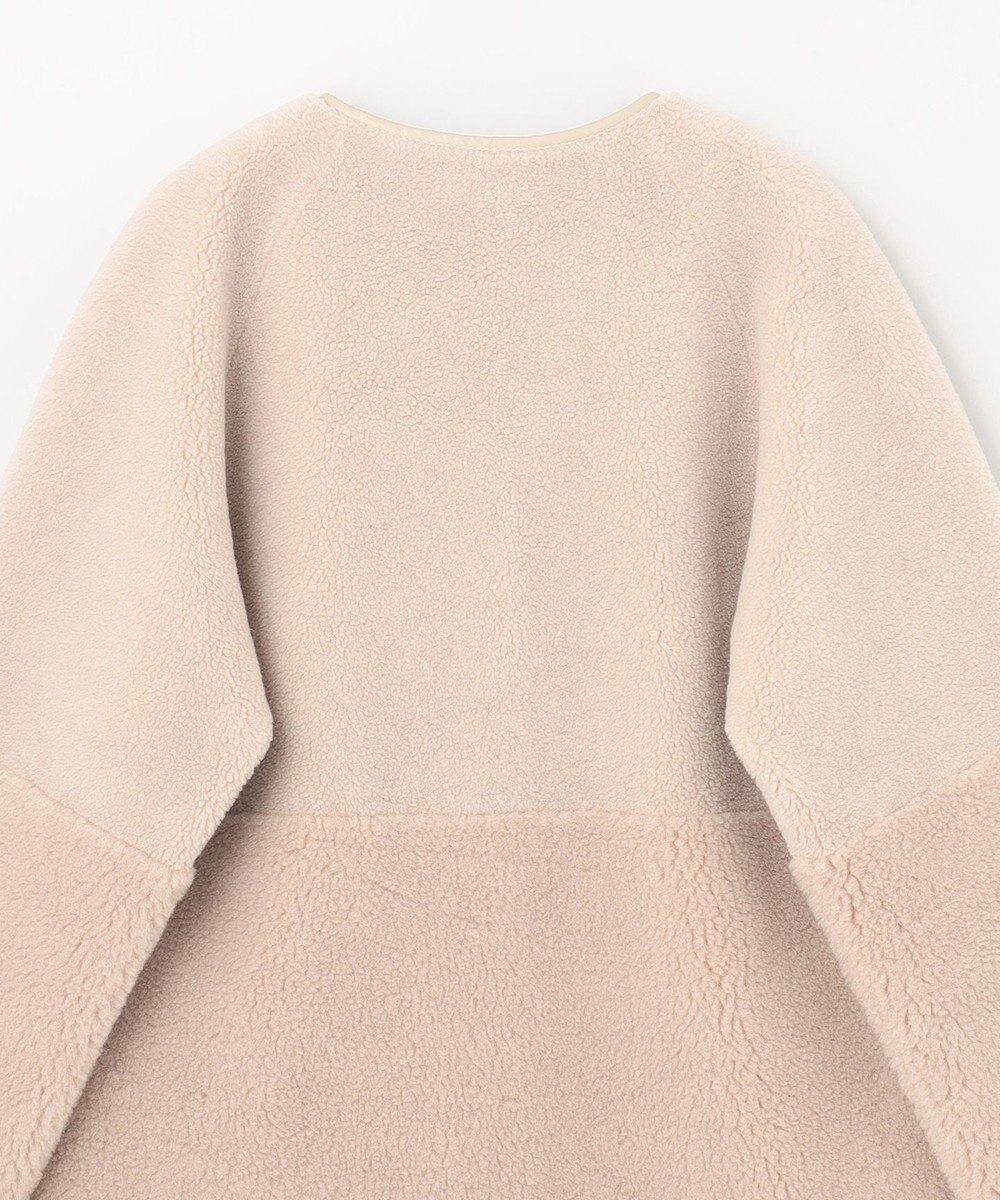 GRACE CONTINENTAL ノーカラーボアムートンコート