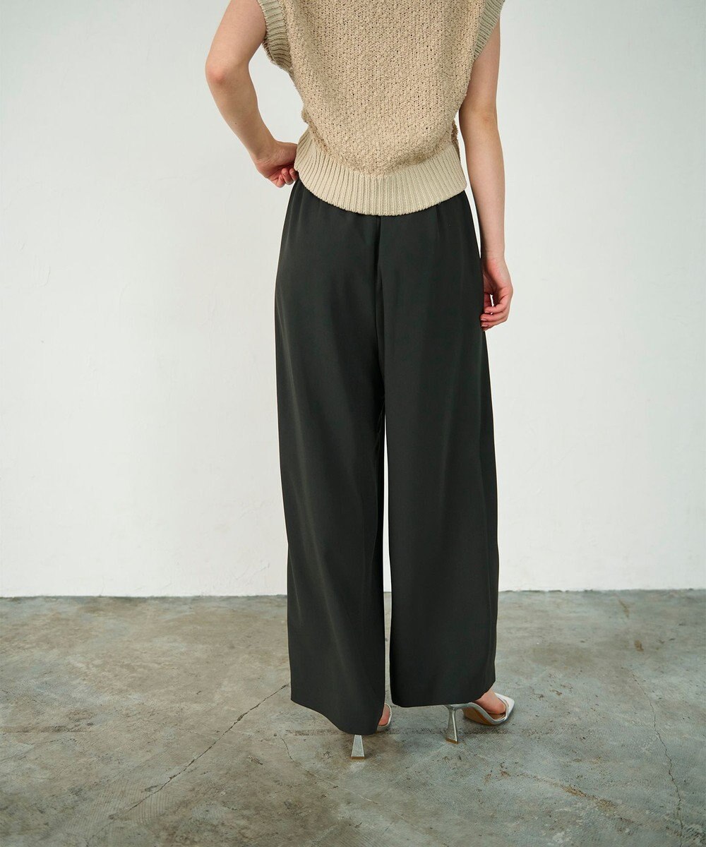 GRACE CONTINENTAL ラップレイヤードパンツ