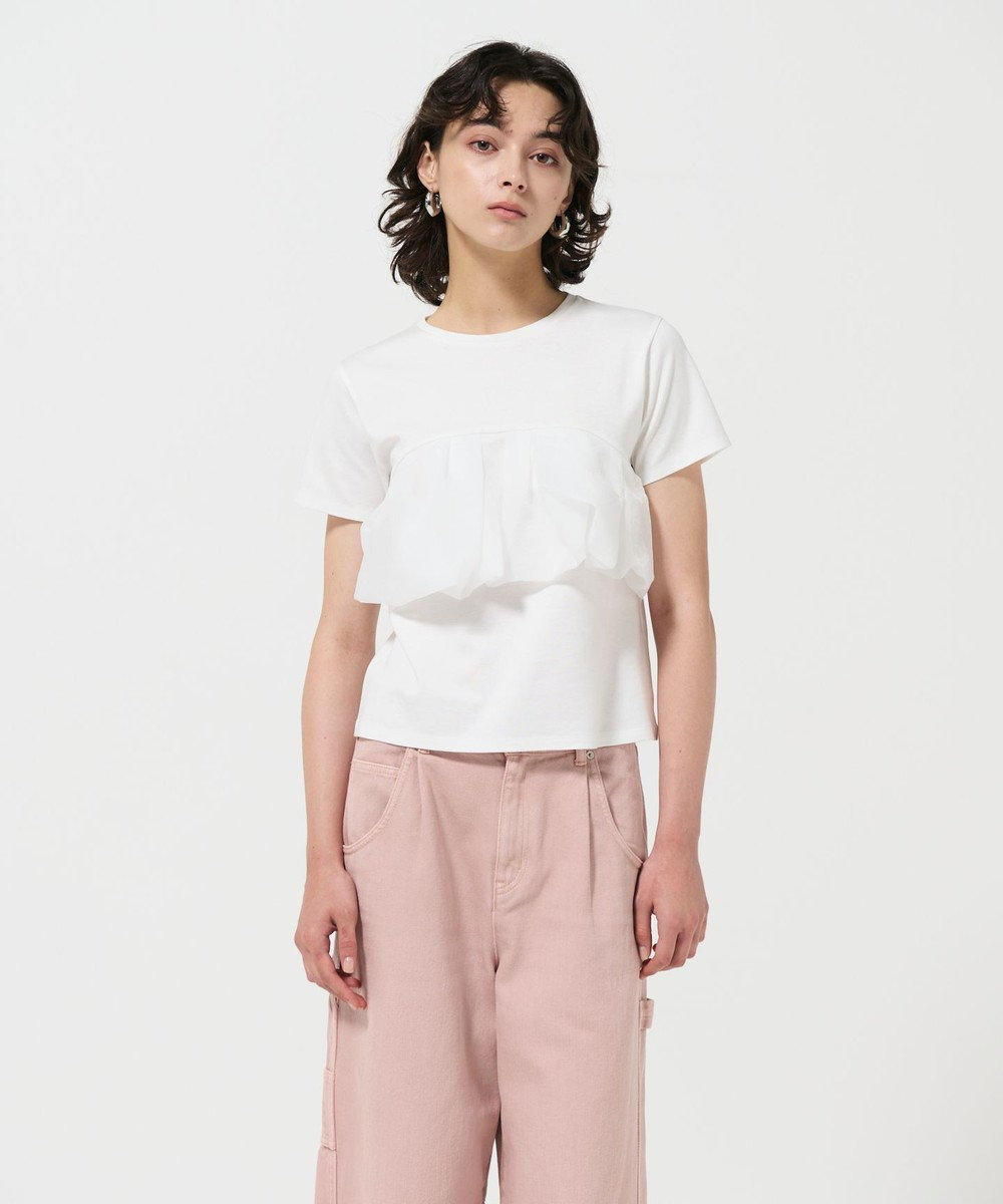 GRACE CONTINENTAL アシメフリルT