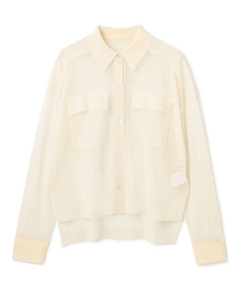 GRACE CONTINENTAL ニットシアーシャツ 