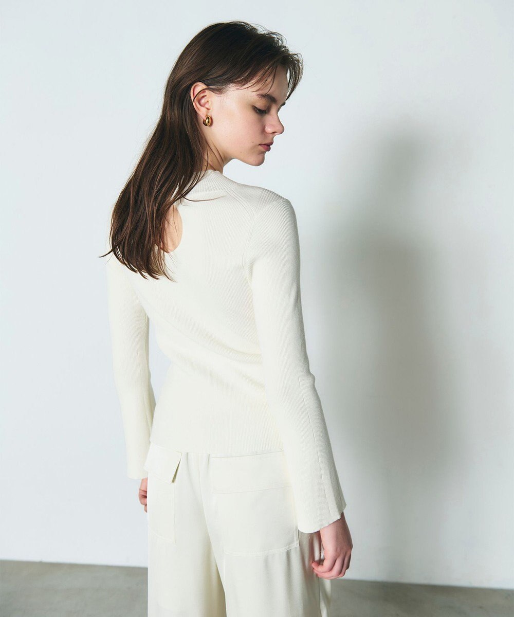 GRACE CONTINENTAL リブニットトップ