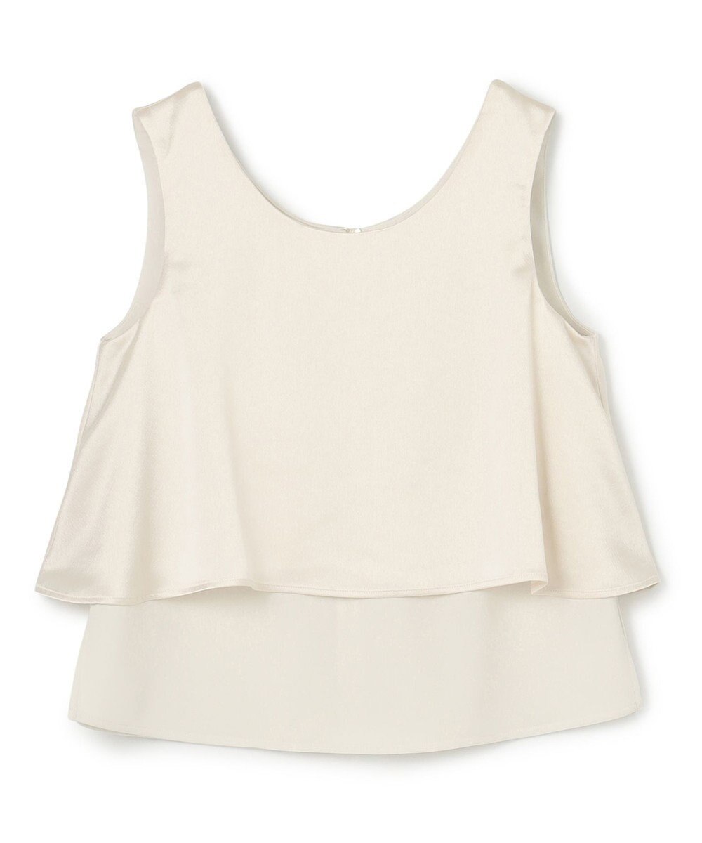 GRACE CONTINENTAL バックコンシャスサテンノースリーブ 