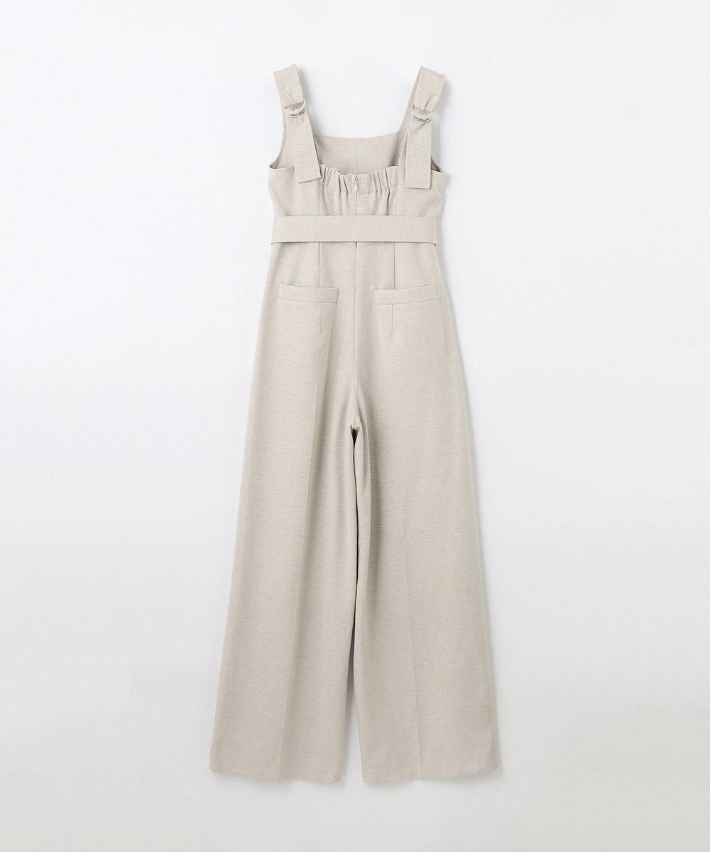 GRACE CONTINENTAL 麻調ベルトサロペット 