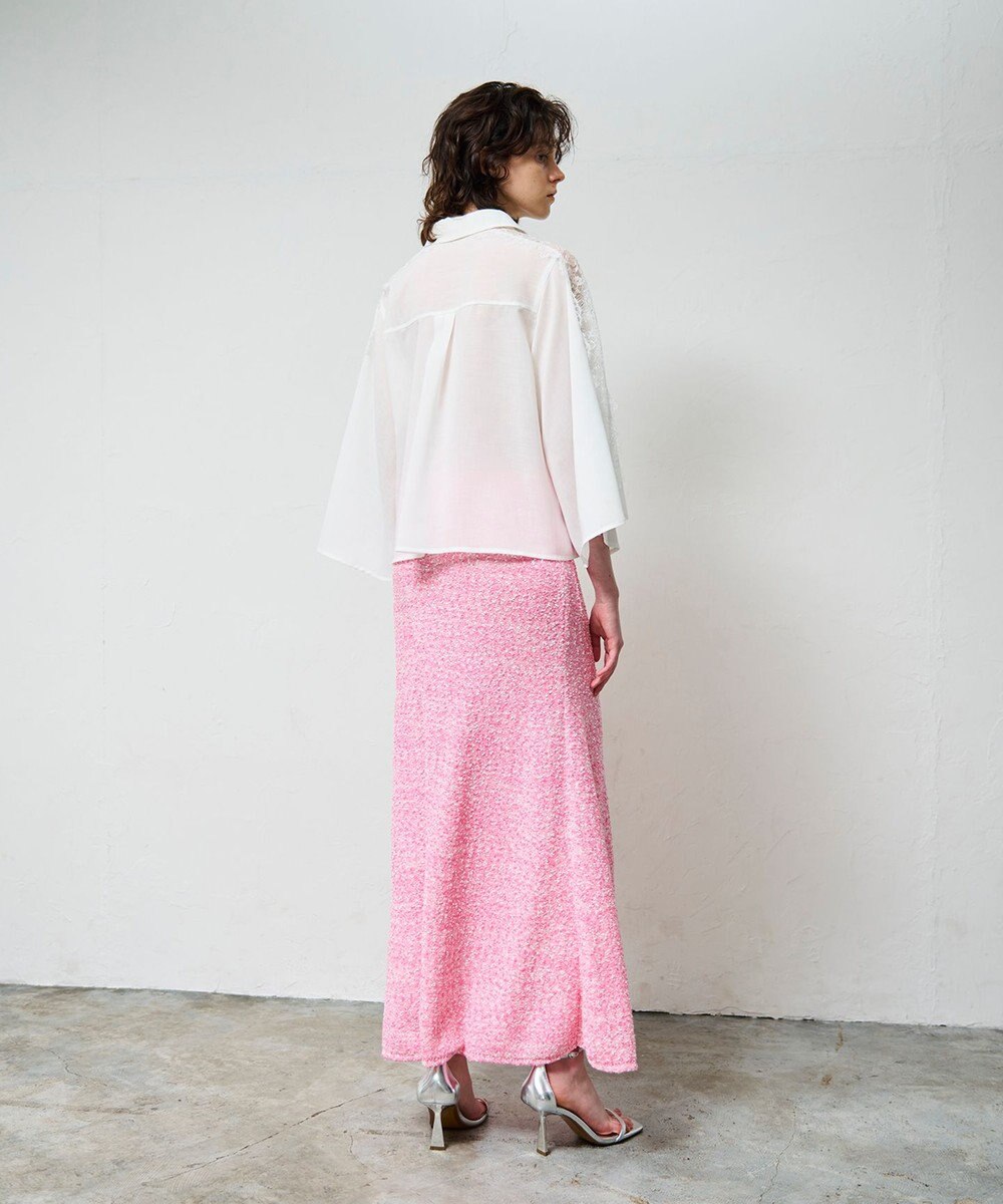 GRACE CONTINENTAL シアーポンチョシャツ 