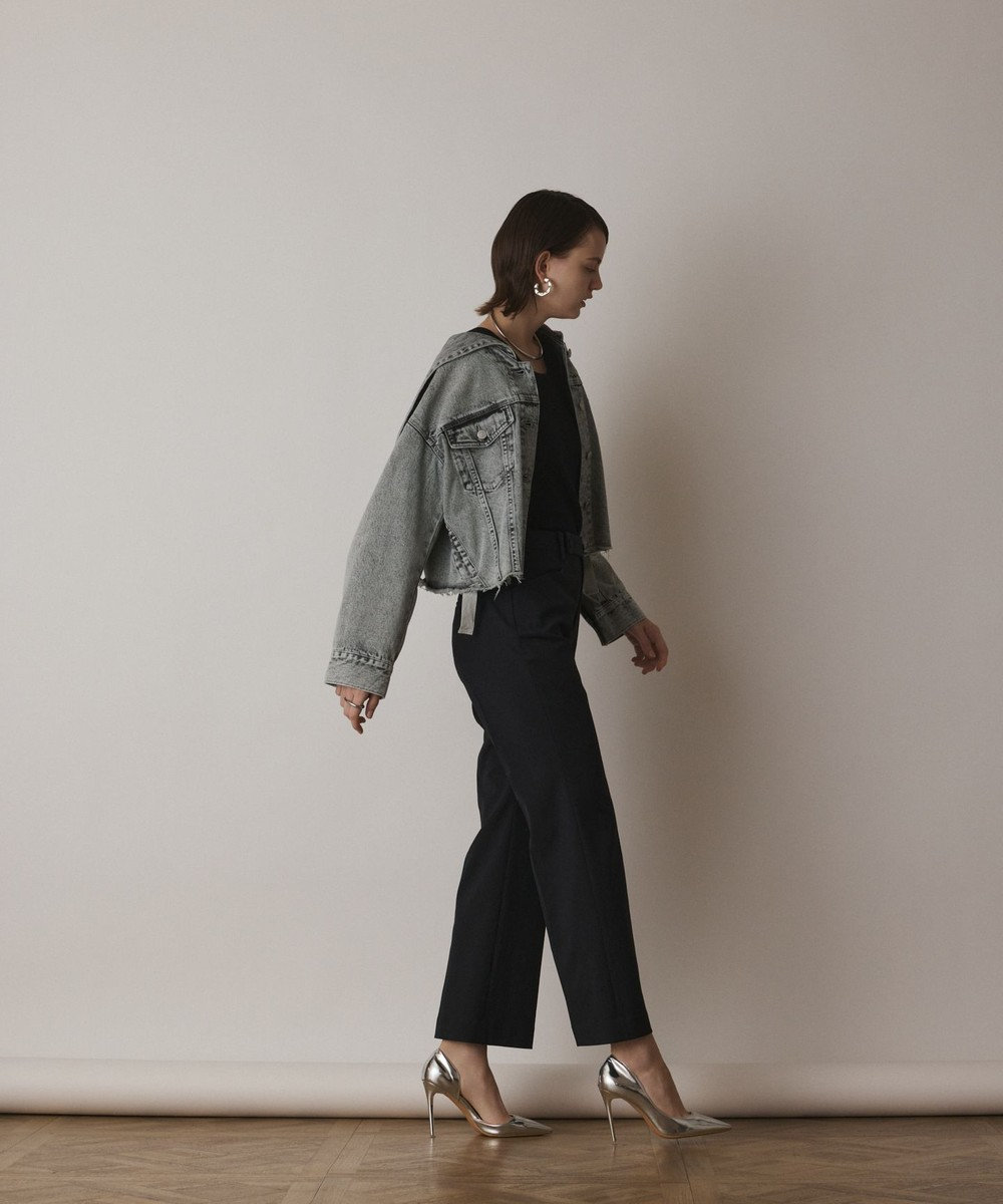 GRACE CONTINENTAL ストレッチフレアパンツ