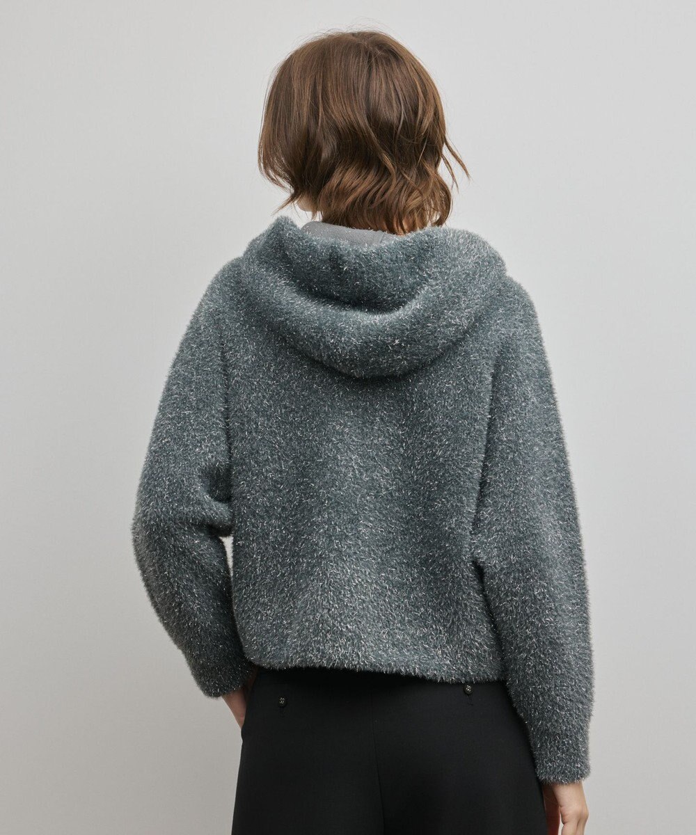 GRACE CONTINENTAL フェザーニットパーカー 