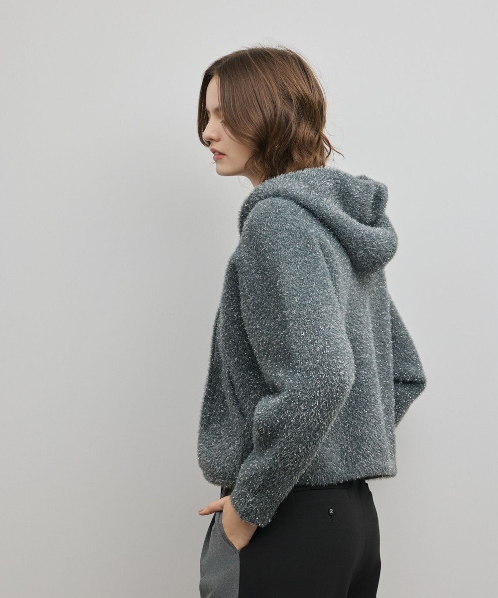 GRACE CONTINENTAL フェザーニットパーカー 