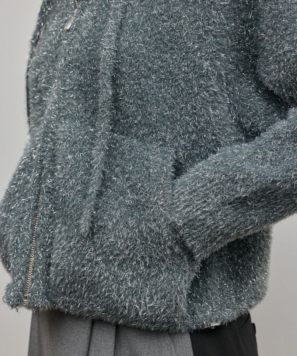 GRACE CONTINENTAL フェザーニットパーカー 