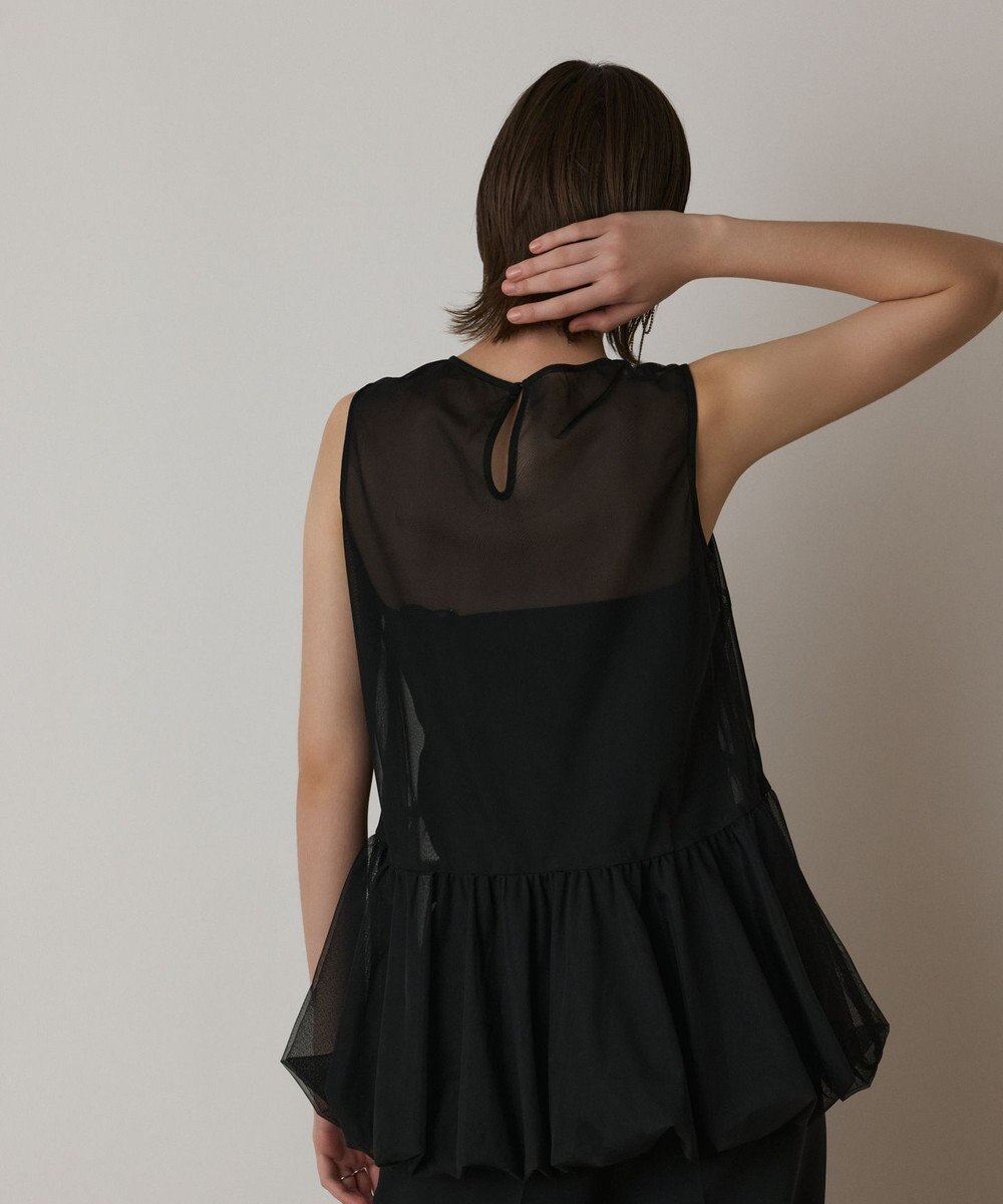 GRACE CONTINENTAL バルーンチュールトップ