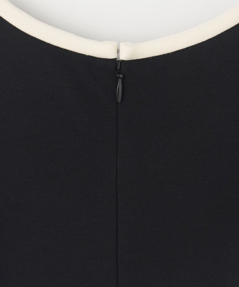 GRACE CONTINENTAL 配色ポンチフレアワンピース