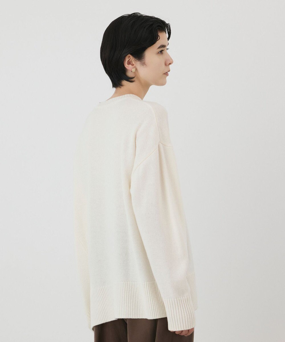 GRACE CONTINENTAL イレヘムブローチニットトップ 