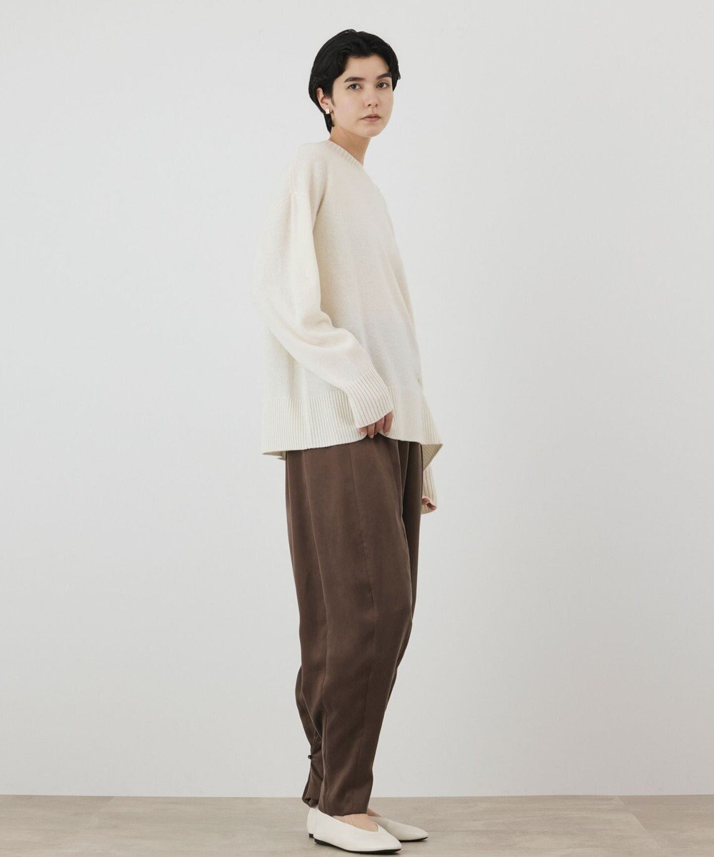 GRACE CONTINENTAL イレヘムブローチニットトップ 
