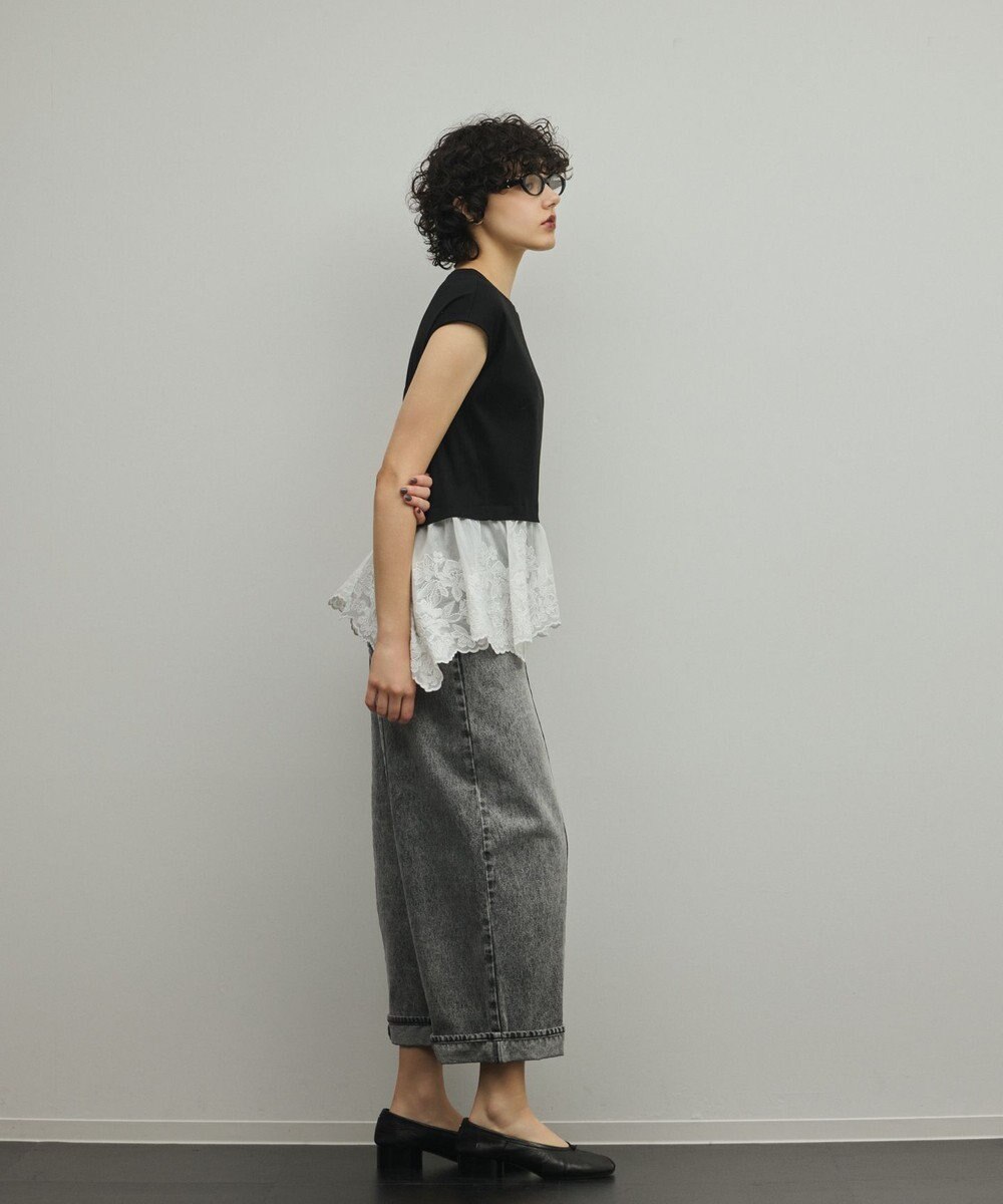 GRACE CONTINENTAL ヘムembカットトップ 