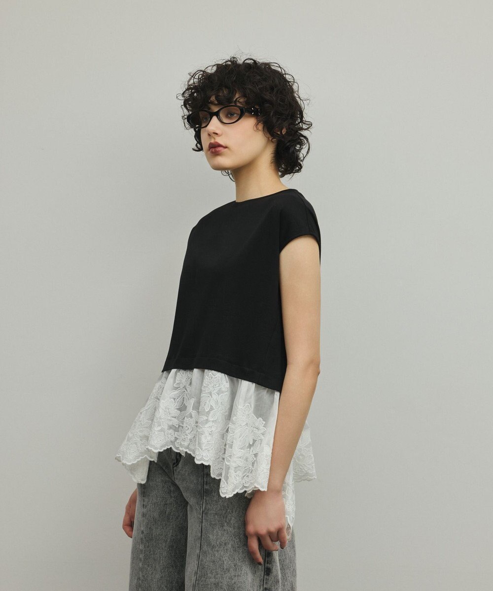 GRACE CONTINENTAL ヘムembカットトップ 