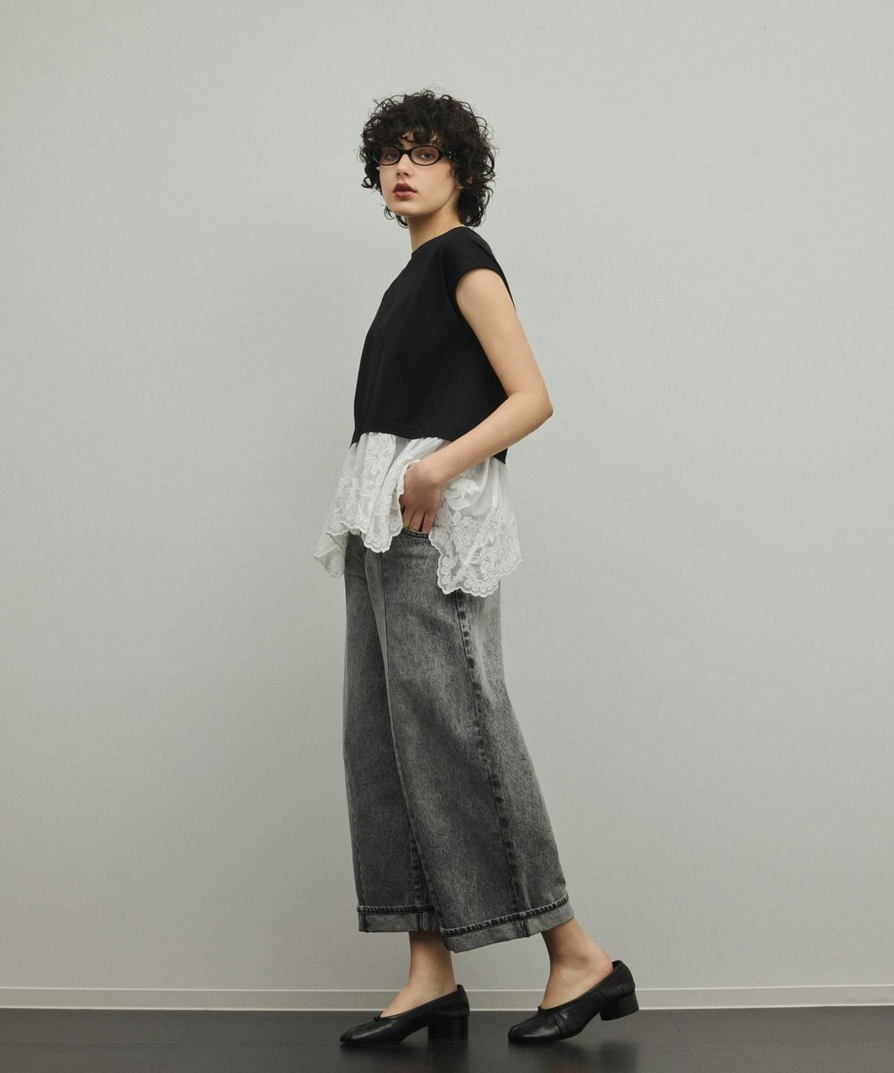GRACE CONTINENTAL ヘムembカットトップ 