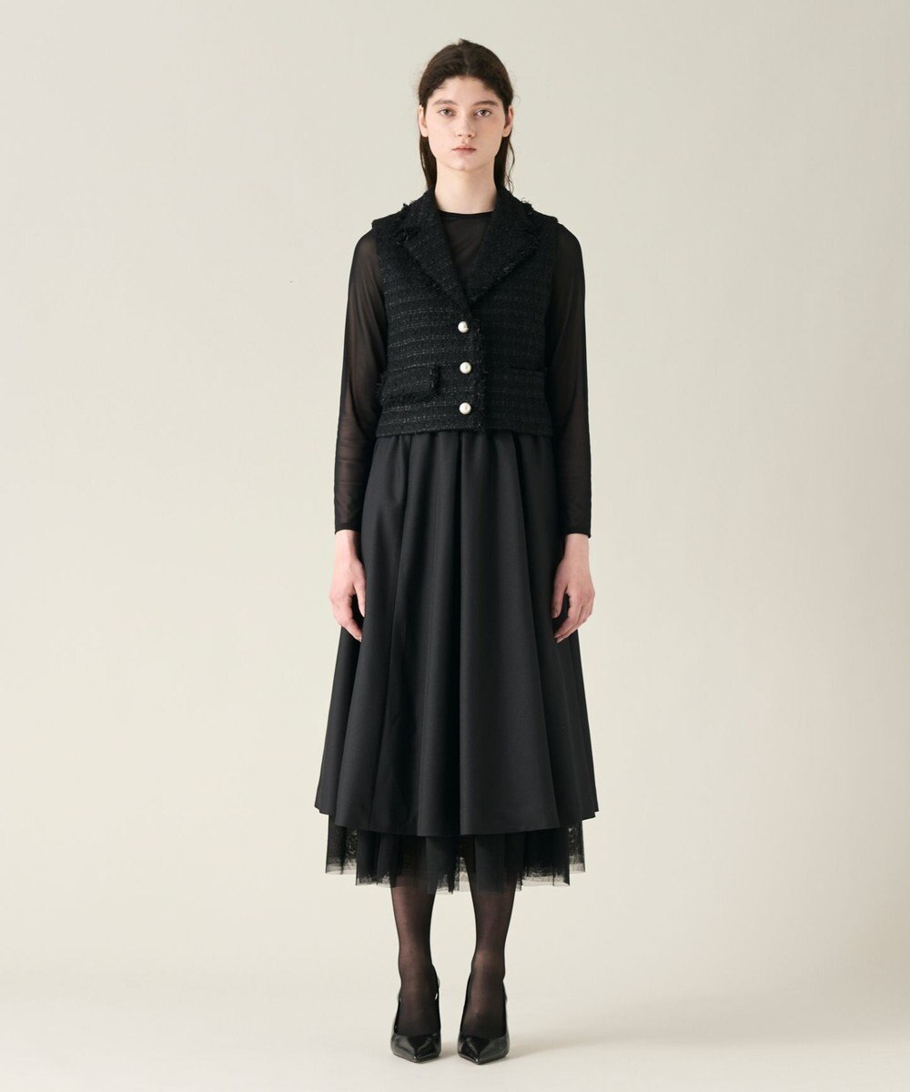 GRACE CONTINENTAL ツイル2WAY スカート