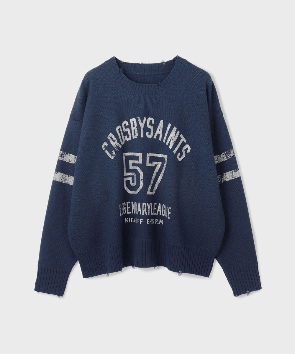 GRACE CONTINENTAL ナンバリングニットトップ