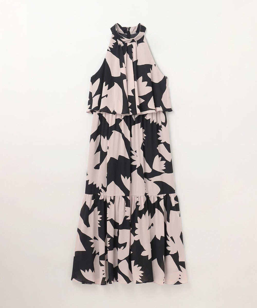 GRACE CONTINENTAL キカプリントホルタードレス 