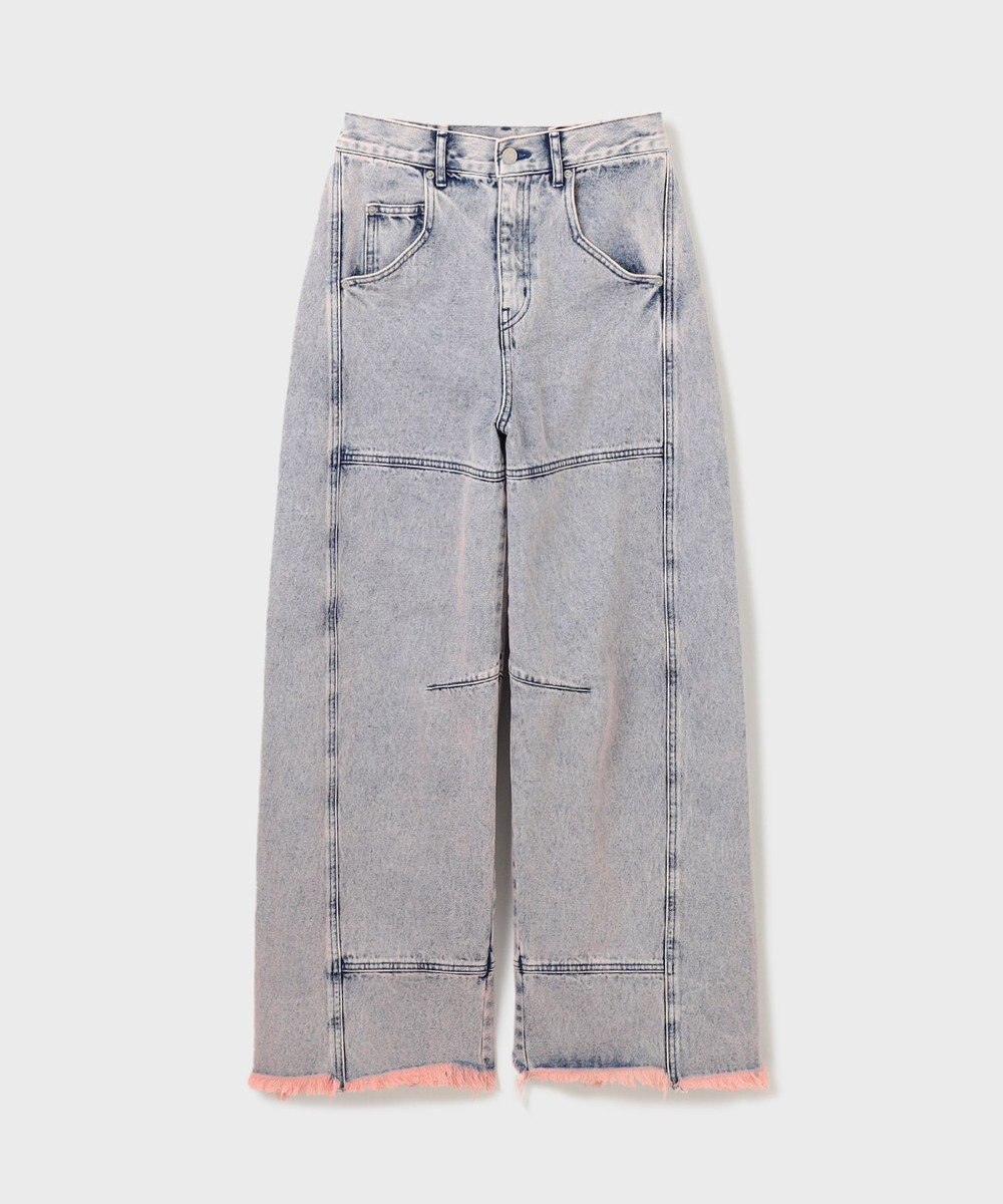 GRACE CONTINENTAL ライン切替デニムパンツ