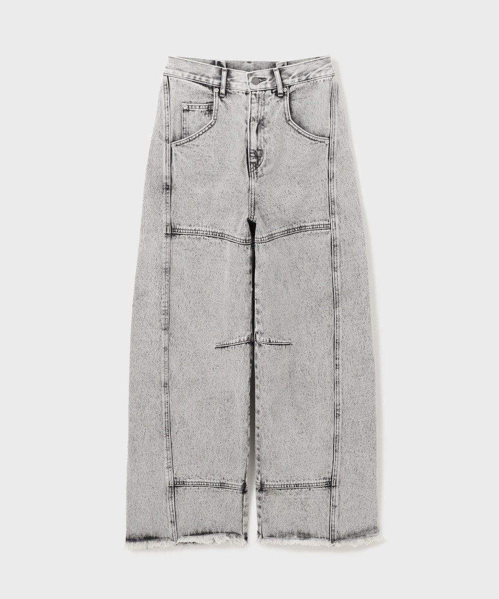 GRACE CONTINENTAL ライン切替デニムパンツ