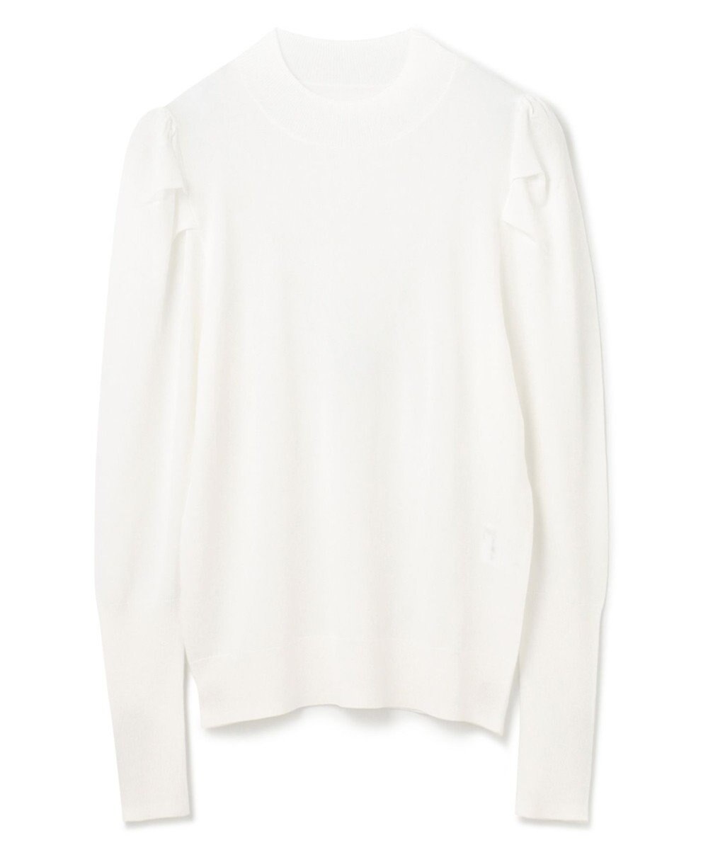 GRACE CONTINENTAL タックスリーブニットトップ 