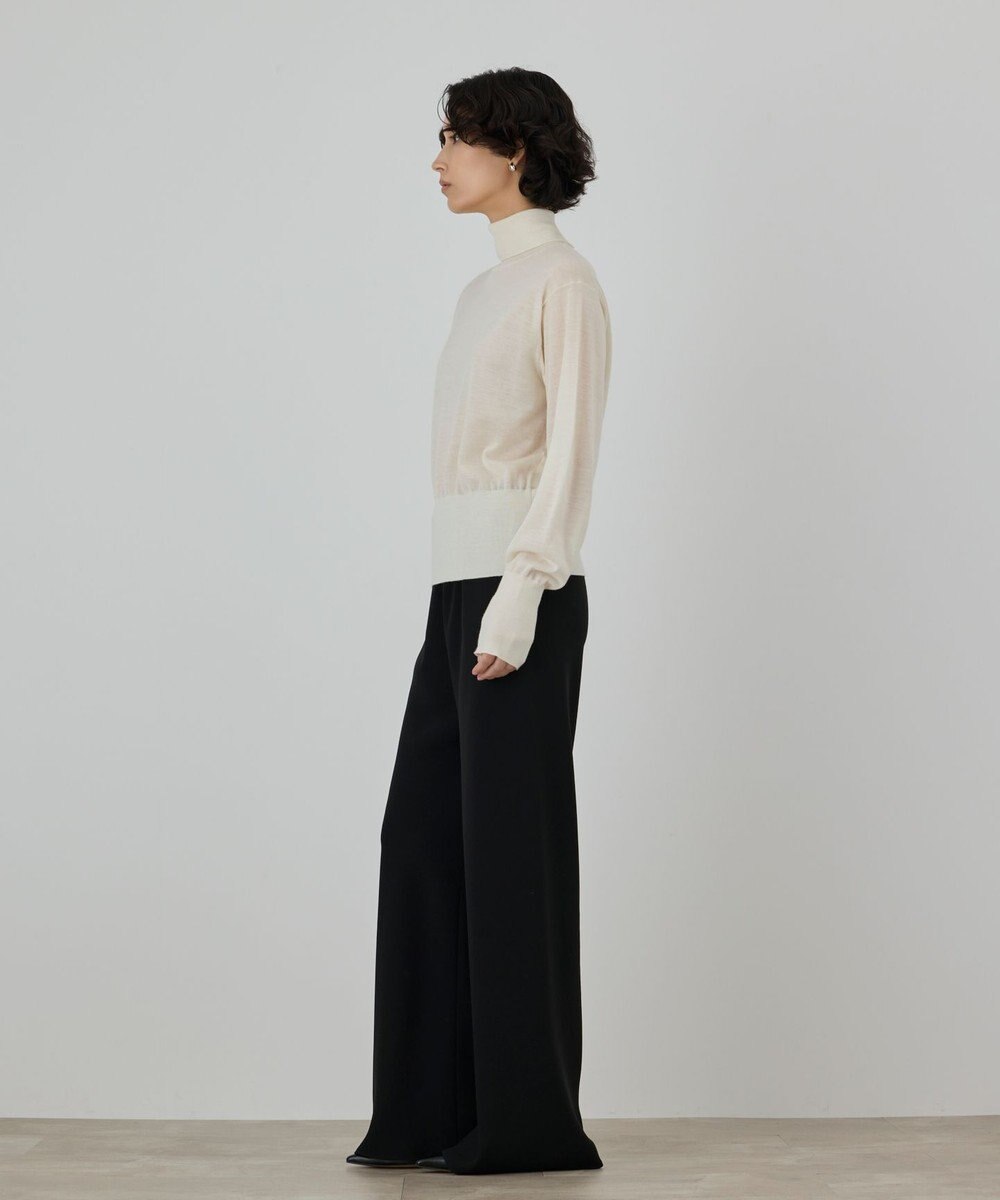 GRACE CONTINENTAL カシミヤ混ニットトップ 