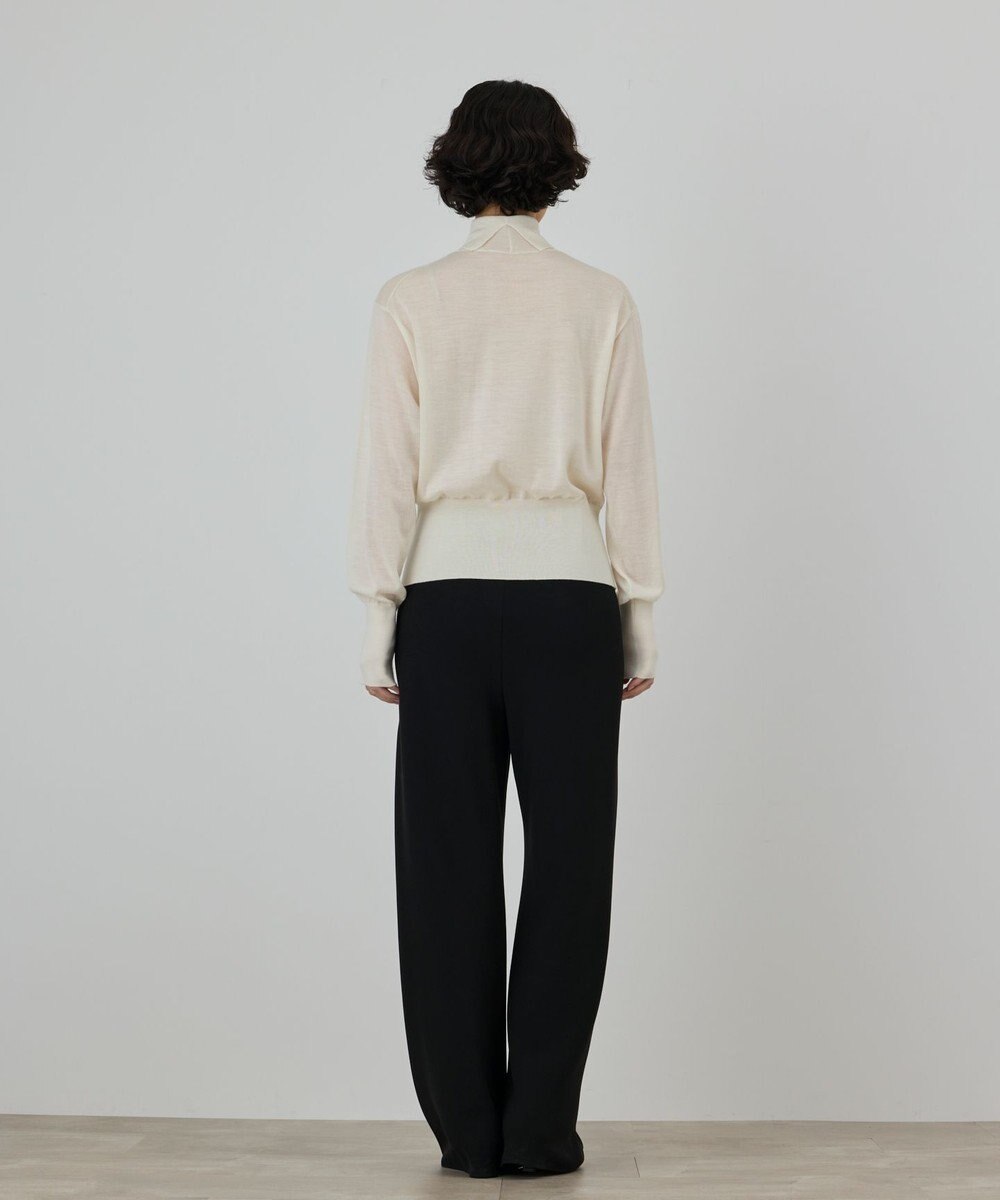 GRACE CONTINENTAL カシミヤ混ニットトップ 