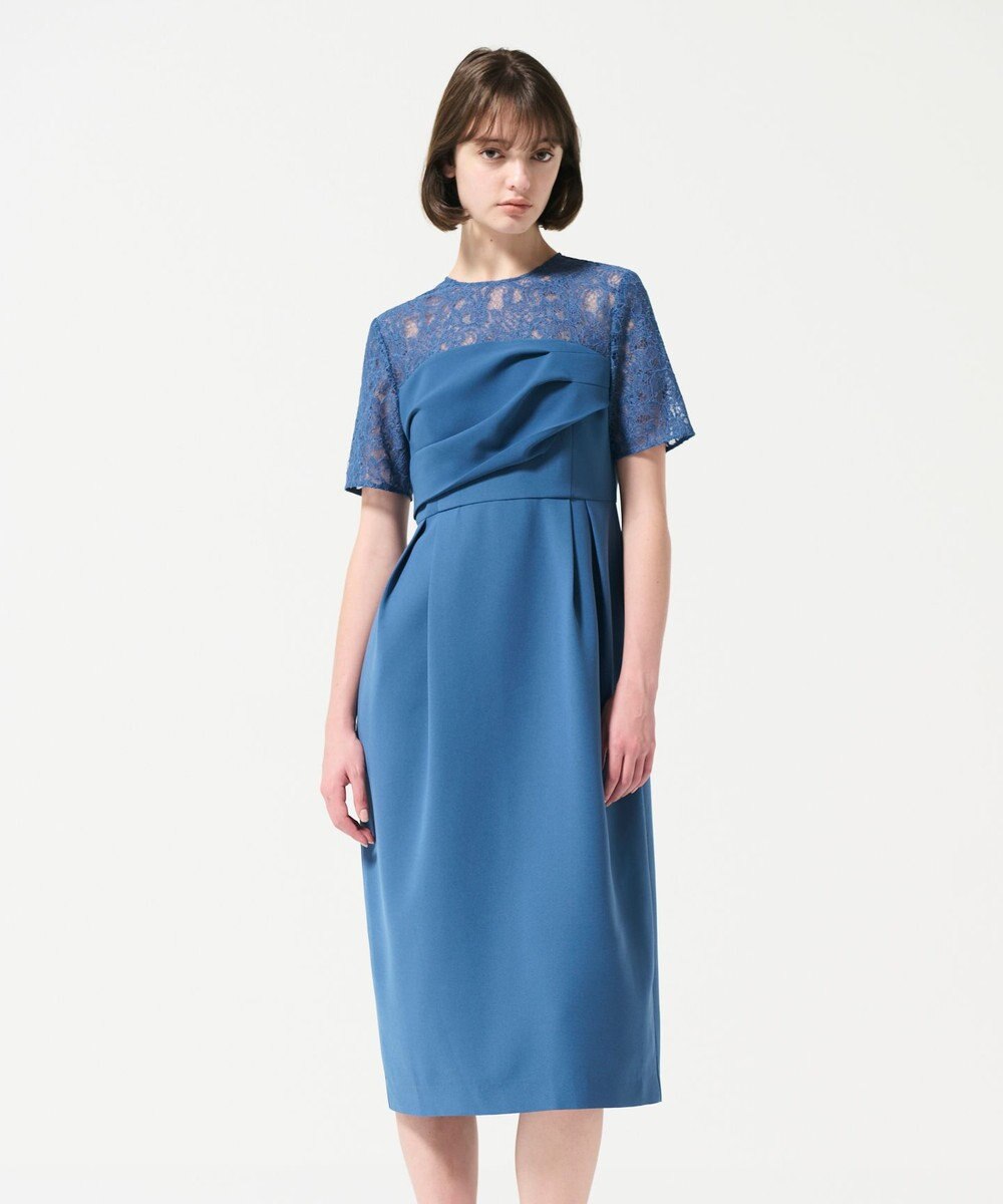 GRACE CONTINENTAL タックドレープコクンドレス 