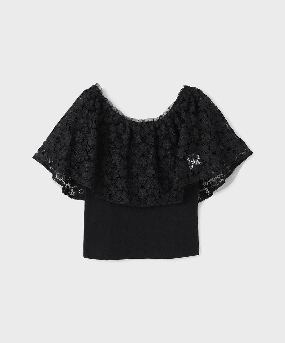 GRACE CONTINENTAL レースケープカットトップ