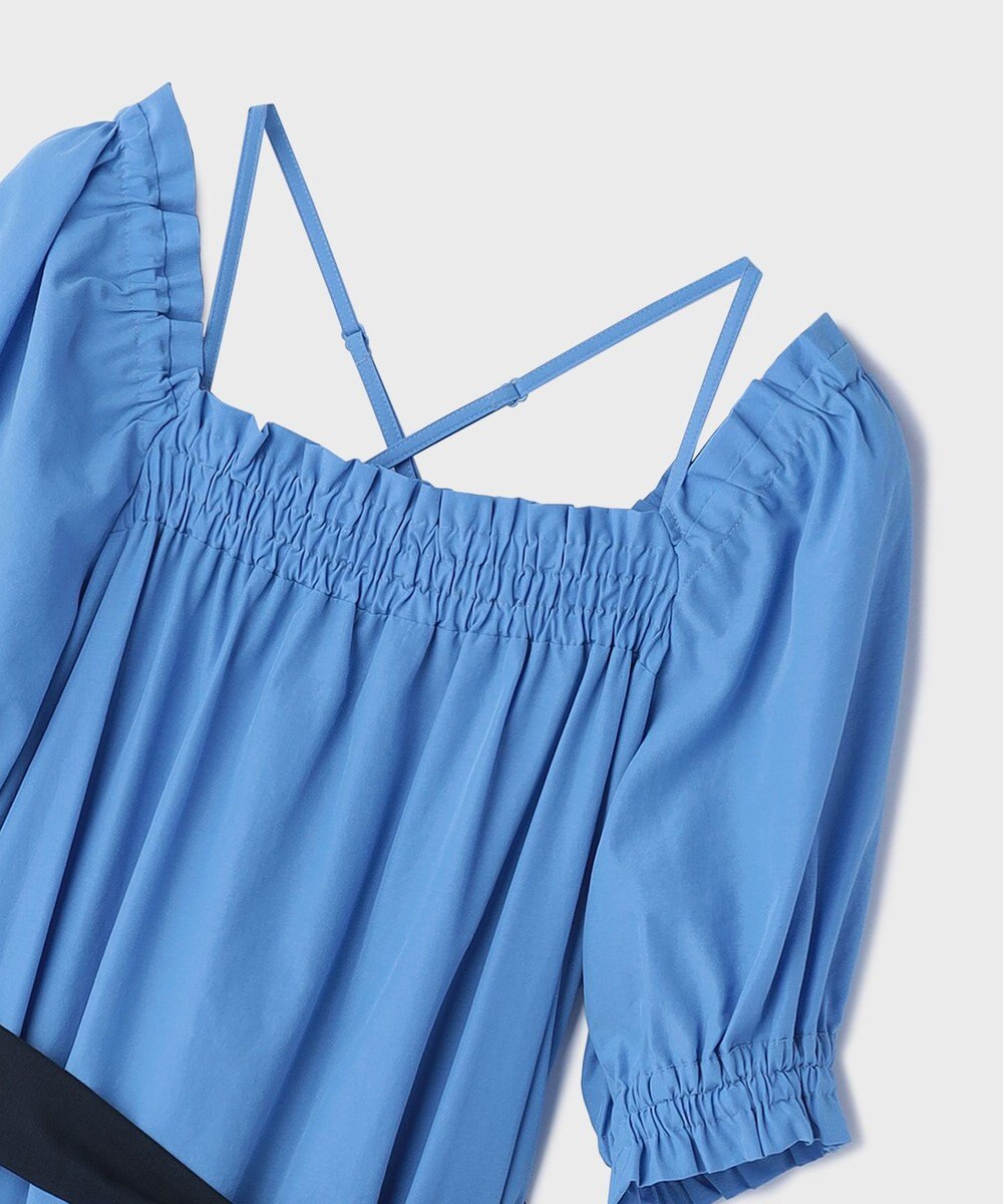 GRACE CONTINENTAL ギャザーロングワンピース 