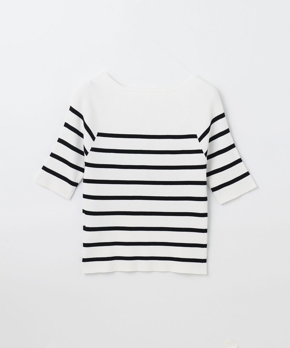 GRACE CONTINENTAL ハーフスリーブニットトップ 