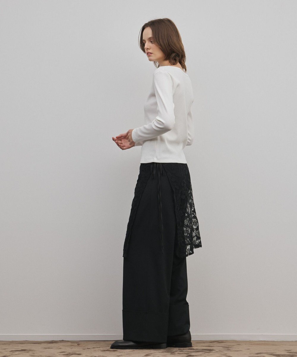 GRACE CONTINENTAL ヘンリーネックカットトップ 