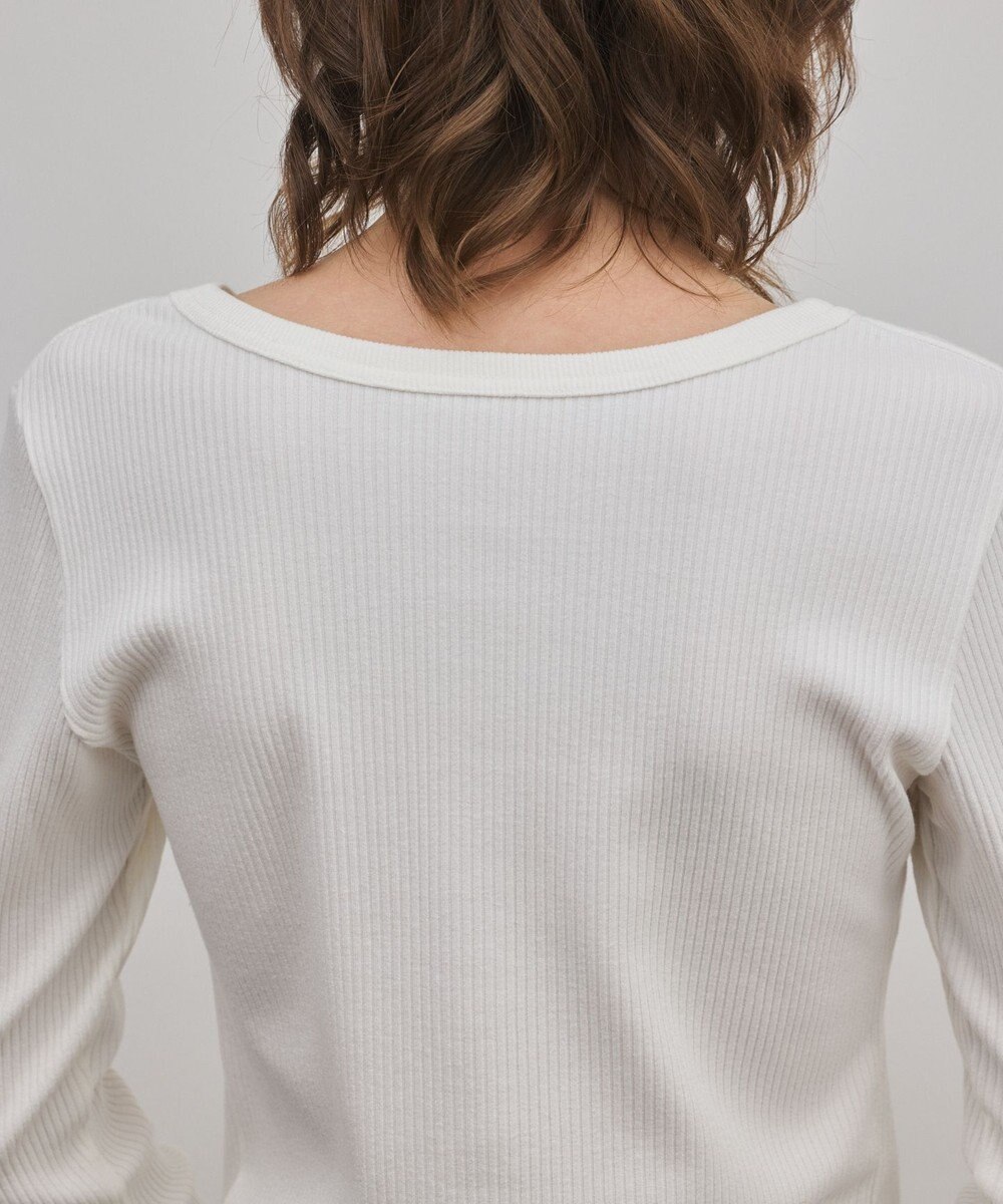 GRACE CONTINENTAL ヘンリーネックカットトップ 