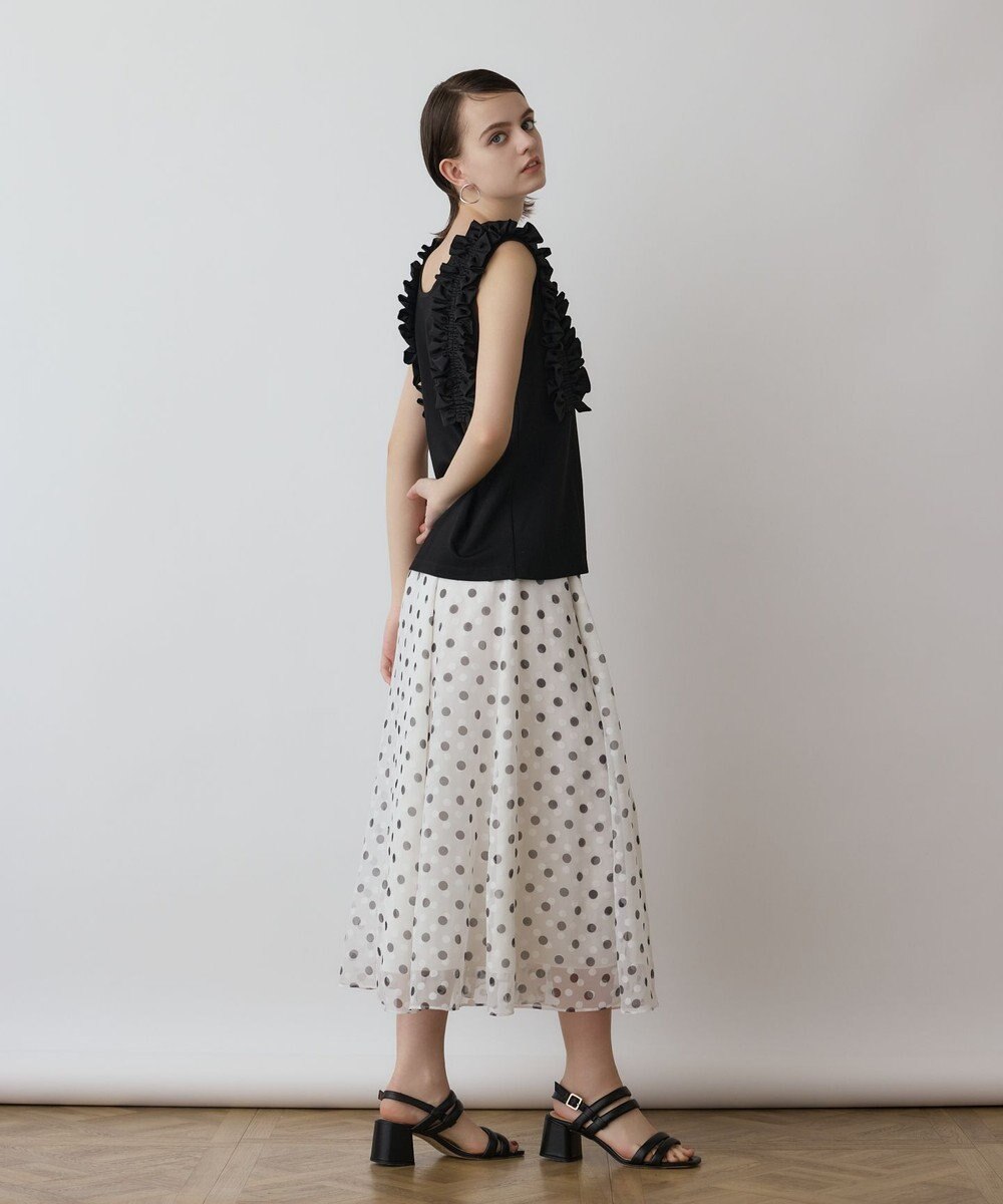 GRACE CONTINENTAL フリルカットトップ 