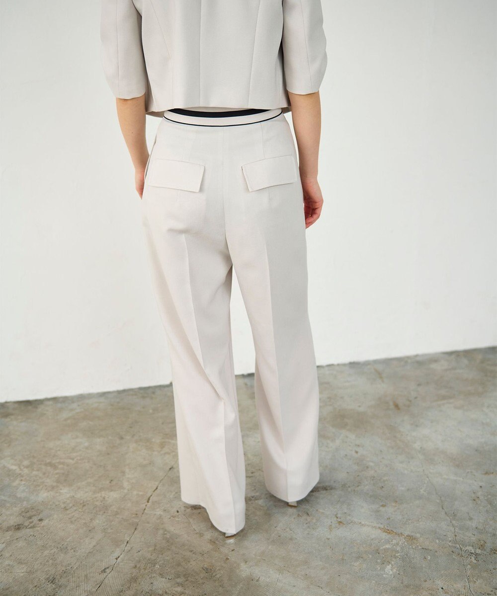 GRACE CONTINENTAL タックワイドパンツ