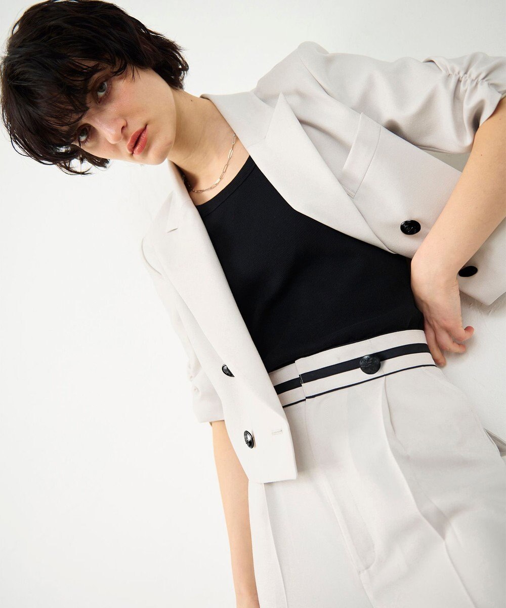 GRACE CONTINENTAL タックワイドパンツ