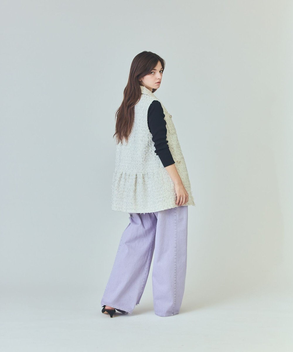 GRACE CONTINENTAL ドロストウエストデニムパンツ