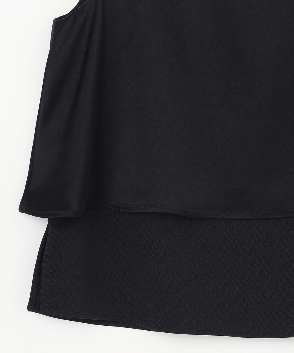 GRACE CONTINENTAL バックコンシャスサテンノースリーブ 