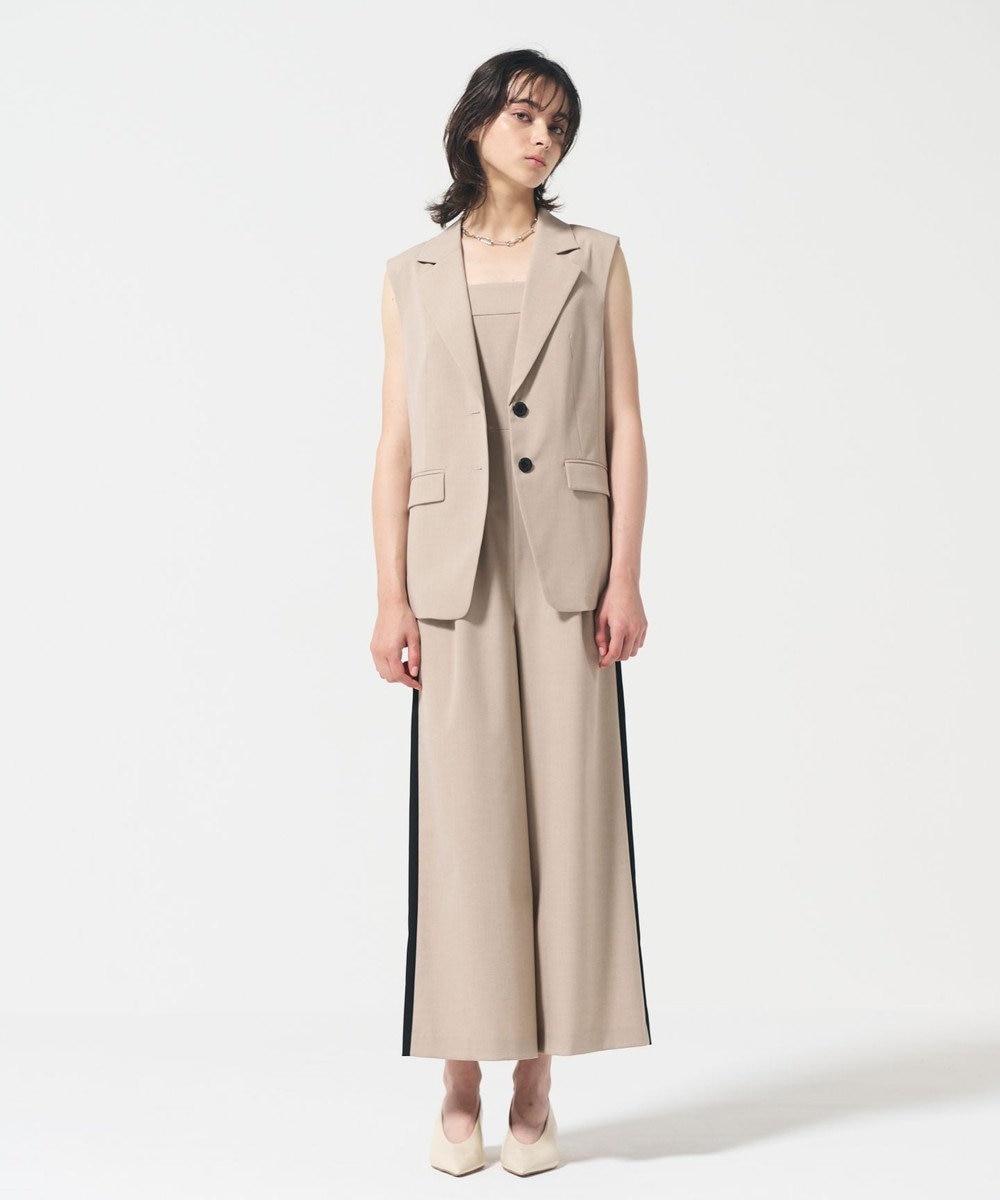 GRACE CONTINENTAL サイドラインサロペ