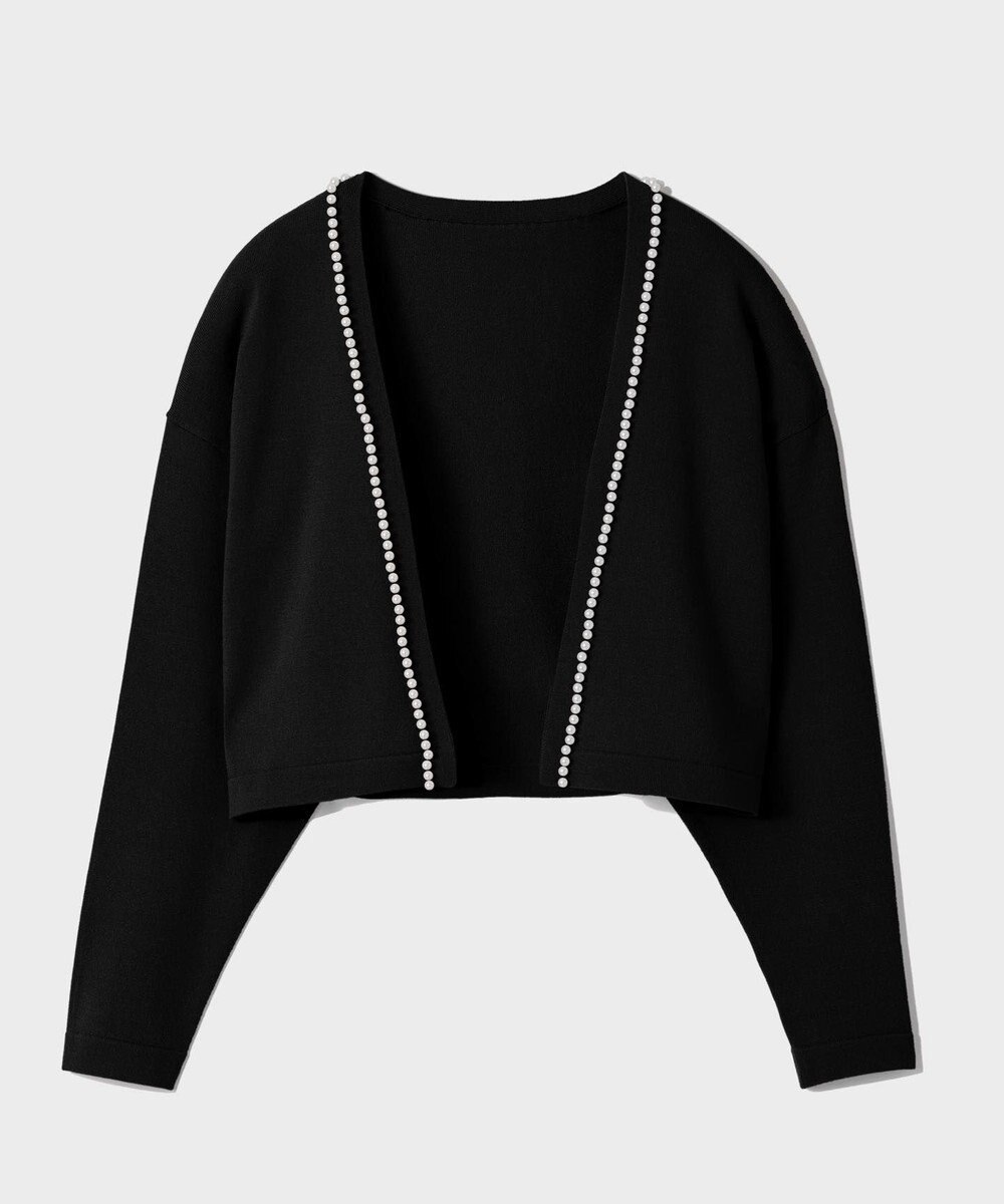 GRACE CONTINENTAL パールショートカーディガン 