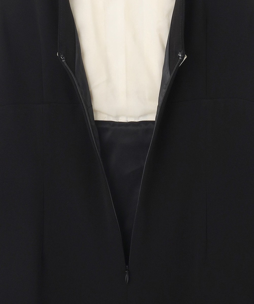 GRACE CONTINENTAL シアーラッフルロングドレス