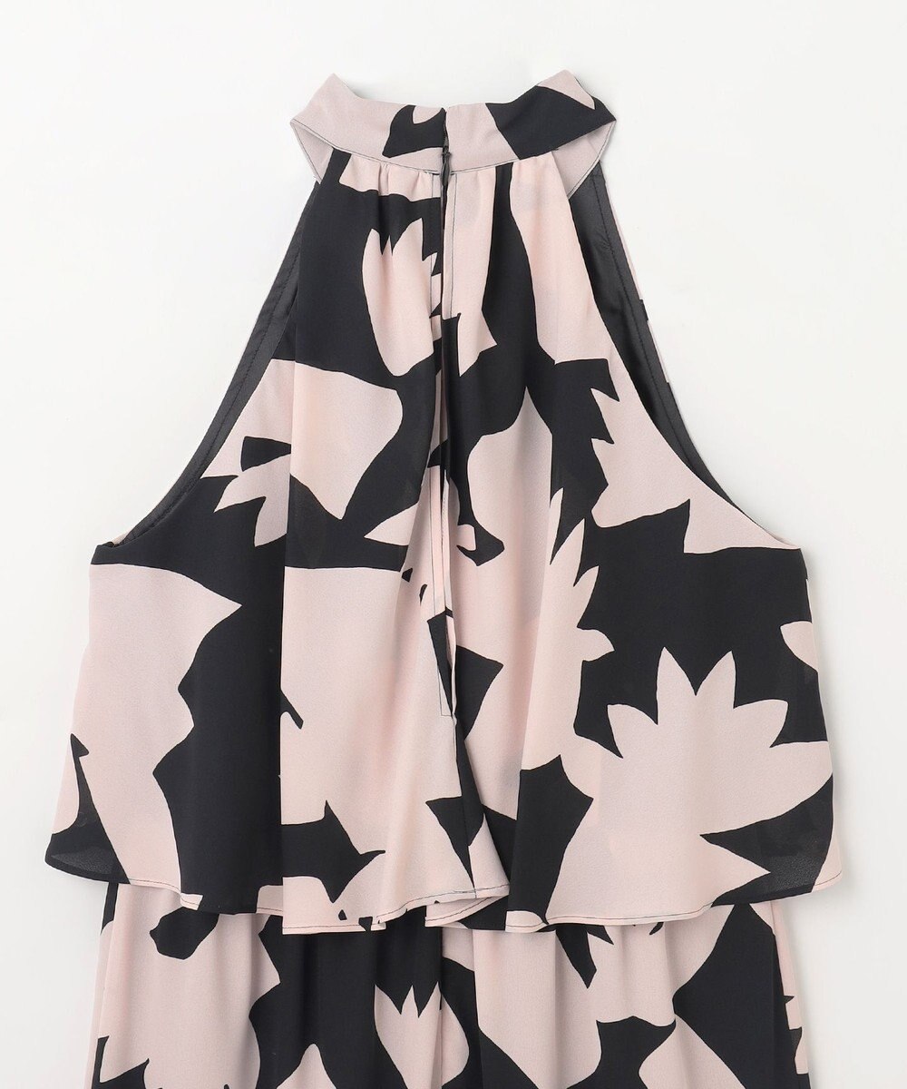 GRACE CONTINENTAL キカプリントホルタードレス 