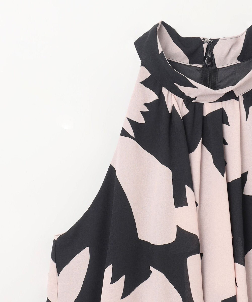 GRACE CONTINENTAL キカプリントホルタードレス 