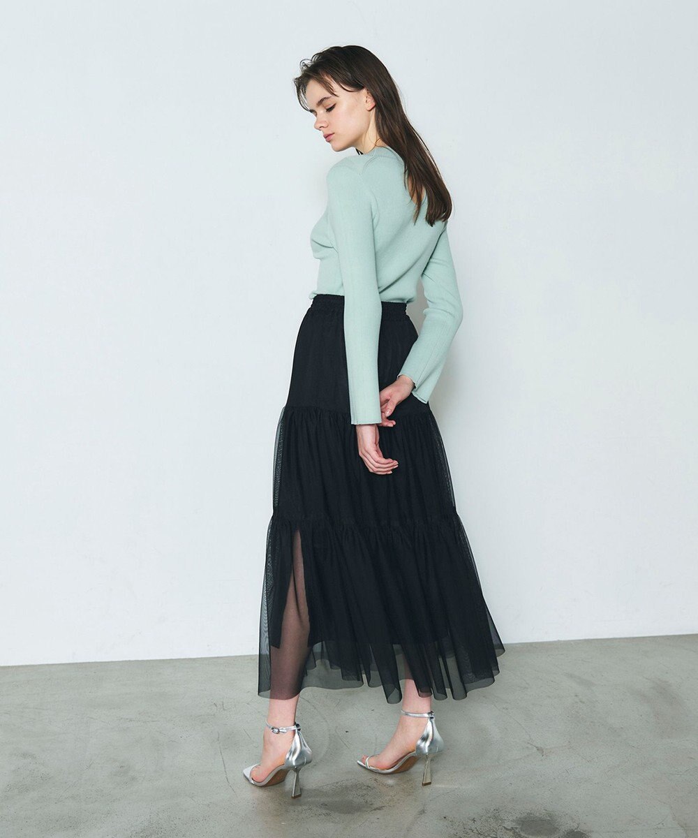 GRACE CONTINENTAL リブニットトップ