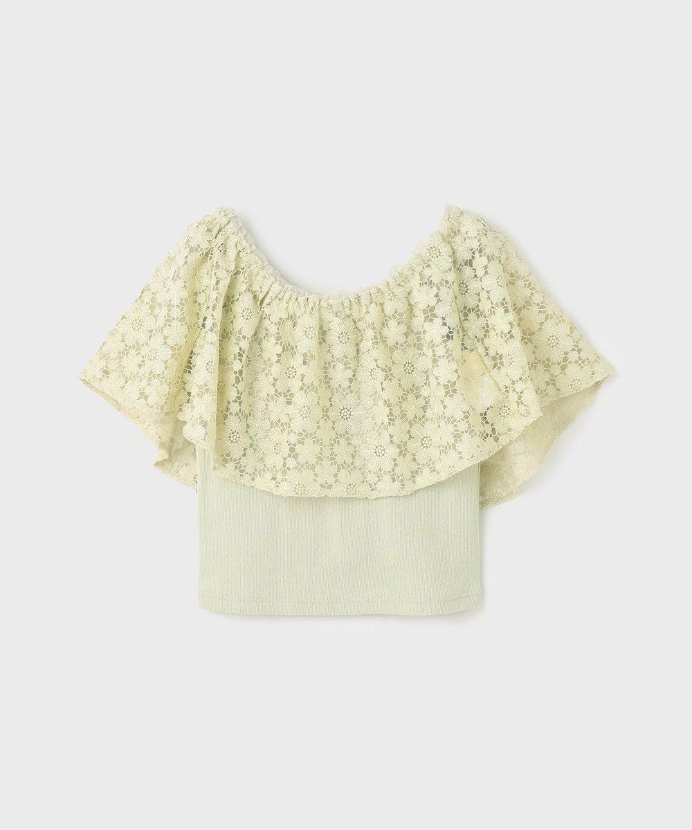 GRACE CONTINENTAL レースケープカットトップ